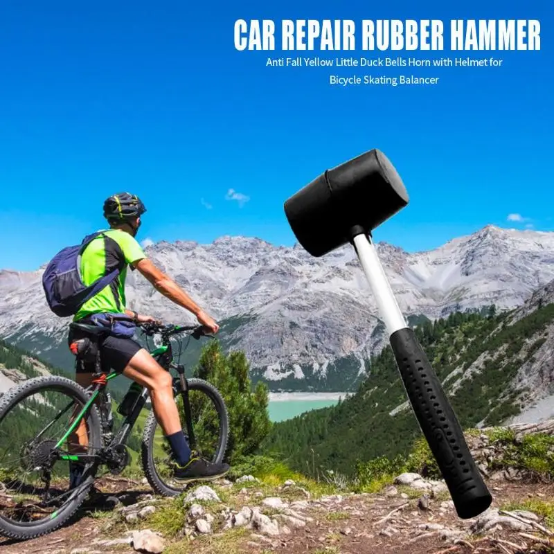 Мути-функциональный MTB дорожный инструмент для ремонта резиновый молоток DIY молоток подходит для чаши группы Открытый велосипед ремонт основные принадлежности