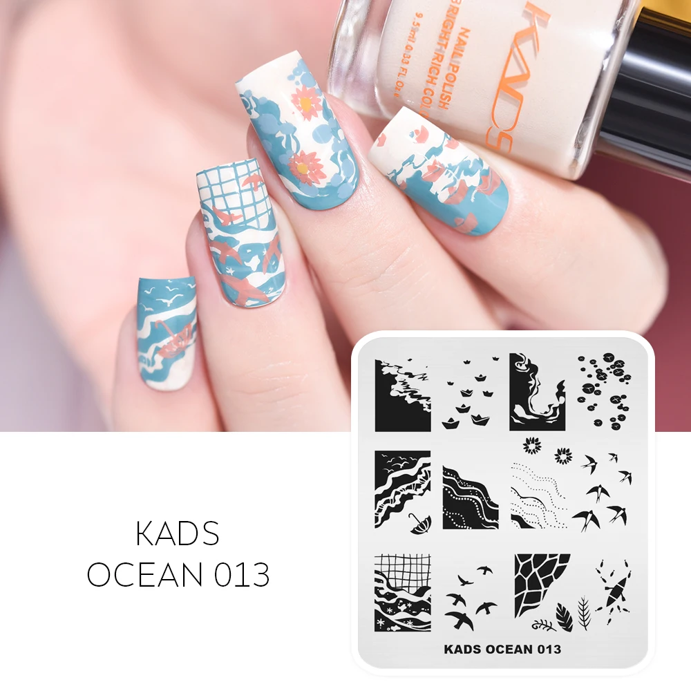 2020 New Designs Nail Stamping Plate Lion Tiger Leopard Pattern Nail Art Template Image Stencil Tool for DIY Nail Decorations 6