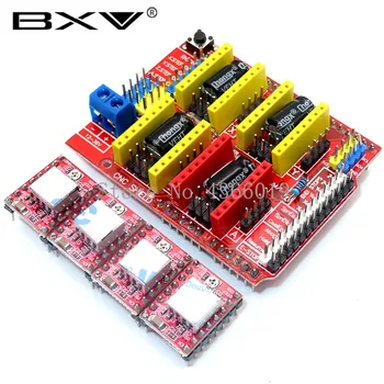 

cnc shield v3 engraving machine / 3D Printer / + 4pcs A4988 driver expansion board for Arduino