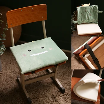 

Cartoon Memory Foam Mat Student Classroom Chair Stool Cushion Cute Dormitory Chair Cushion Winter Non-Slip Butt Mat