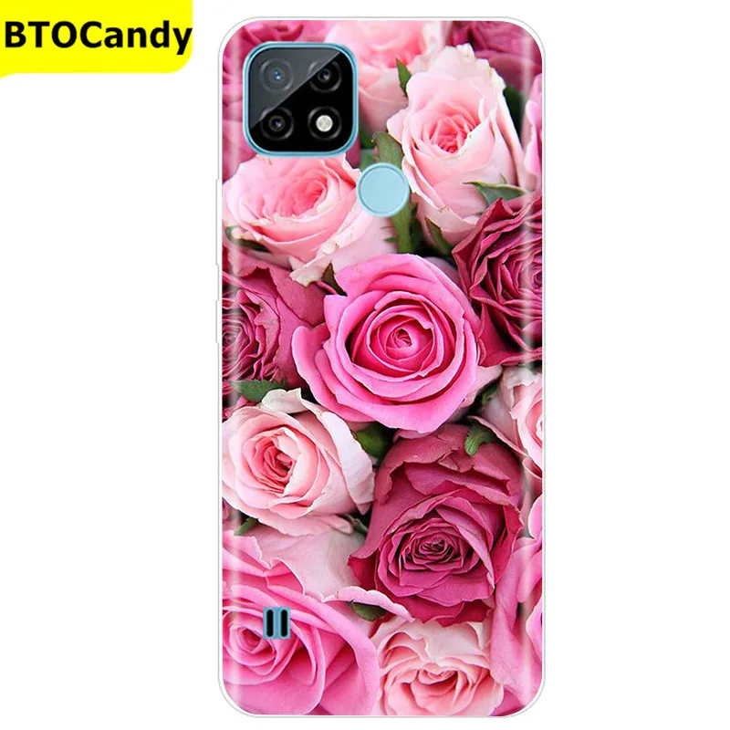 For Realme C21 Case Soft Tpu Silicone Case For OPPO RealmeC21 C 21 Phone Cover Fundas RMX3201 Bumper Case For Realme C21 Cover pouch phone Cases & Covers