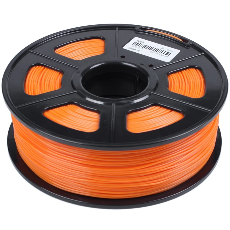 

3D Printer Filament 1kg/2.2lb 1.75mm ABS Plastic for RepRap Mendel Orange