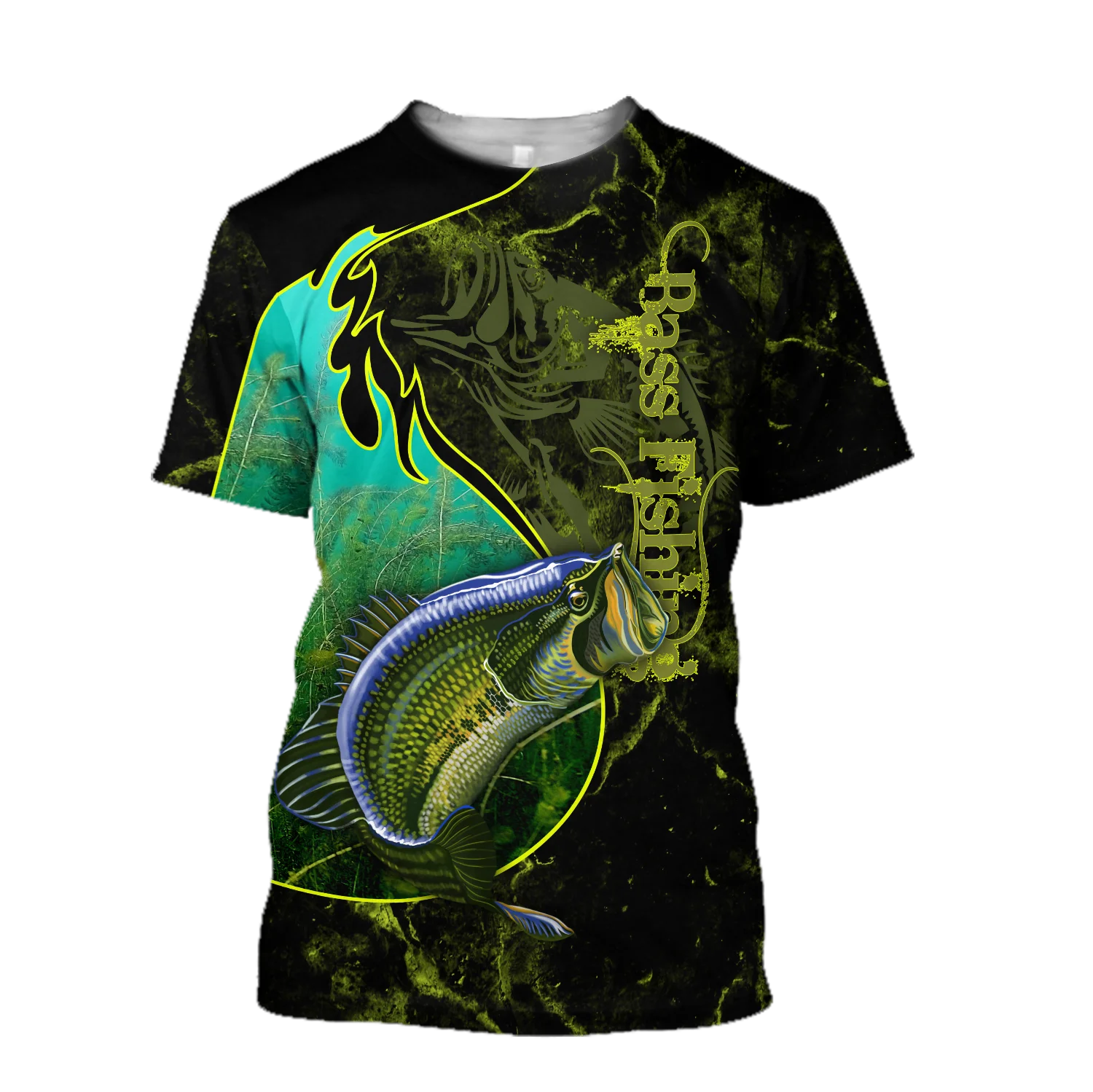 Heißer Verkauf t hemd Crappie Angeln camo Muster 3D Gedruckt Herren Sommer Oansatz kurzarm Unisex Casual sport T-shirt 13 stile – Detail 9