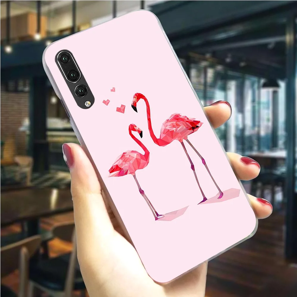 Чехол для телефона Huawei Honor 20 с розовым фламинго чехол 6A 7A 8/9/10 Lite View Pro 9X Y6 Y7 Y9 Nova