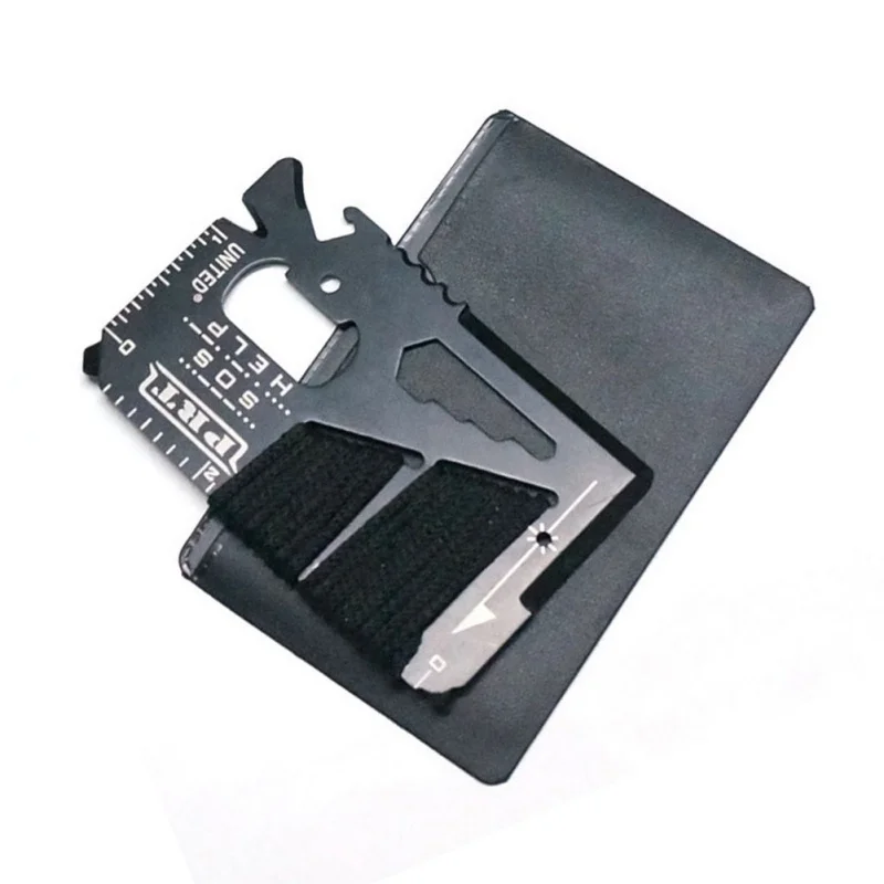 14 в 1 кредитная карта мини кошелек SOS нож для выживания из нержавеющей стали Многофункциональный Открытый Отдых ниндзя спасательные карманные инструменты