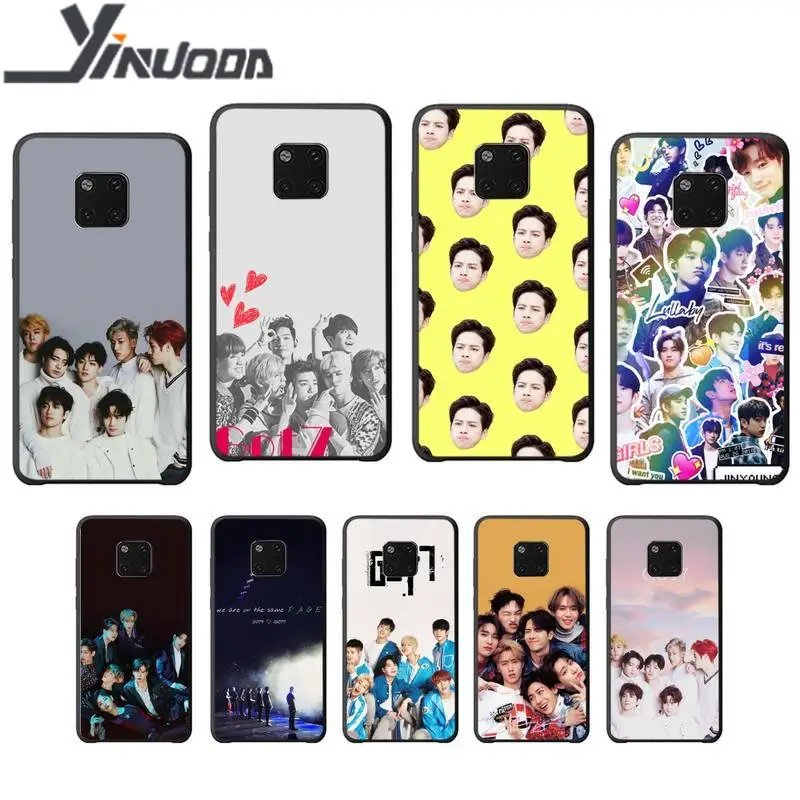 Yinuoda GOT7 мягкий черный чехол для телефона funda Huawei mate 9 10 20 30 lite pro 20X