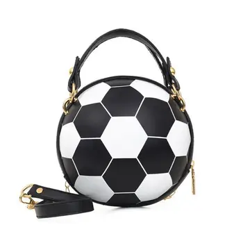 

Fashion Basketball Round Shaped Shoulder Bags for Women Acrylic Chain Casual Small Totes PU Leather Messenger Crossbody Handbags