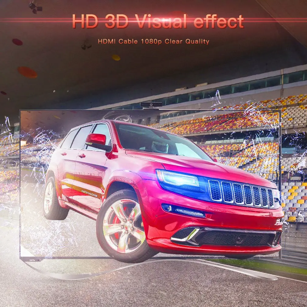 Ультра тонкий кабель HDMI 1,4 для XBox для PS4 для SKY HD Smart tv DVD высокой четкости высокоскоростной линии