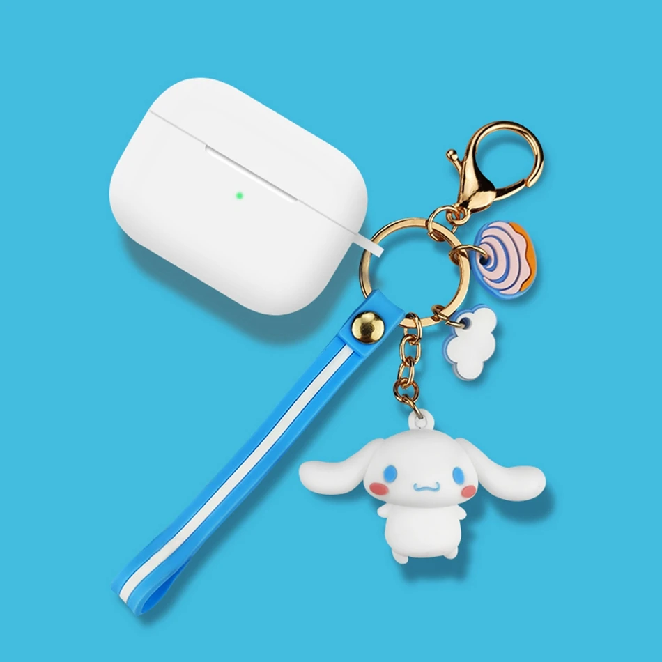 5 Чехол для AirPods Pro с милым рисунком и кольцом, роскошные аксессуары, брелок, силиконовый чехол для Apple Air pods Pro 3, защита от пыли - Цвет: 5