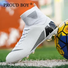 Обувь для футбола на открытом воздухе с длинными шипами; детские бутсы с высоким голенищем; спортивные кроссовки для тренировок; футбольные бутсы для помещений; футбольные бутсы для футбола