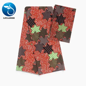 

LIULANZHI african nigerian wax chiffon material ankara chiffon sewing fabric 2019 chiffon dress ML9X70-73