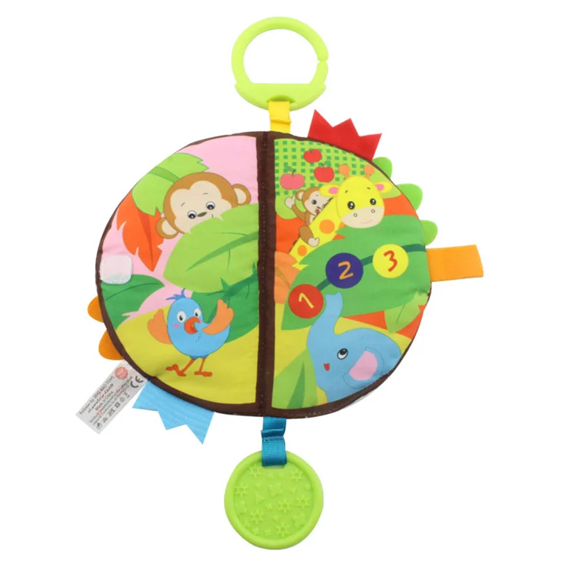 Развивающие игрушки для малышей Детские плюшевые животные погремушка Мобильная детская коляска кровать кроватка спиральные Висячие Игрушки для детей от 0 до 12 месяцев - Цвет: D19801
