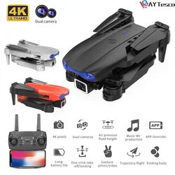 Mini Drone 4K HD à Double caméra pour Selfie, Quadcopter RC, bras pliable, Mode de maintien d'altitude, Drone, jouets, cadeau pour enfants et adultes 