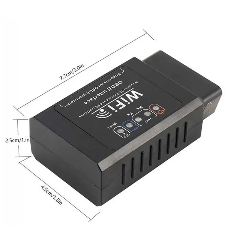 V1.5 Супер Мини ELM327 автомобильный wifi OBD 2 OBD2 обсидиан инструмент Foseal адаптер сканера проверка света двигателя диагностический инструмент