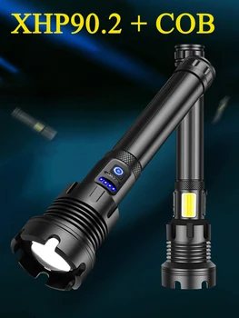 

Super bright XHP90.2 LED Flashlight 2020 NEW 26650 USB Rechargeable XHP70.2 Tactical Light 18650 Zoom Camp Waterproof Torch