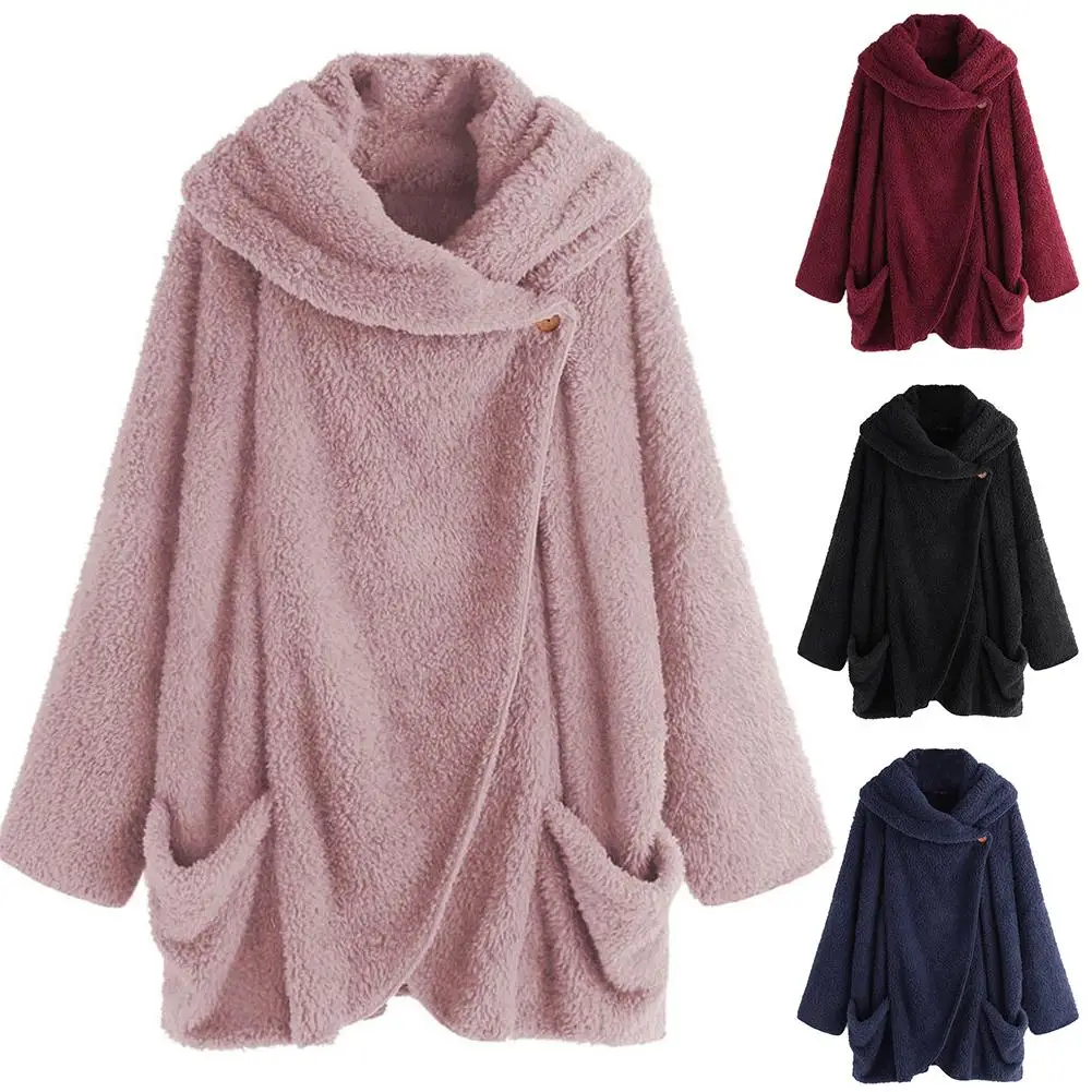 Модный женский однотонный длинный кардиган с рукавами летучая мышь карманами