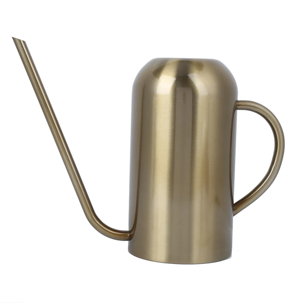 Watering Can Stainless Steel Gold/Black 1.5L Garden Watering Pot