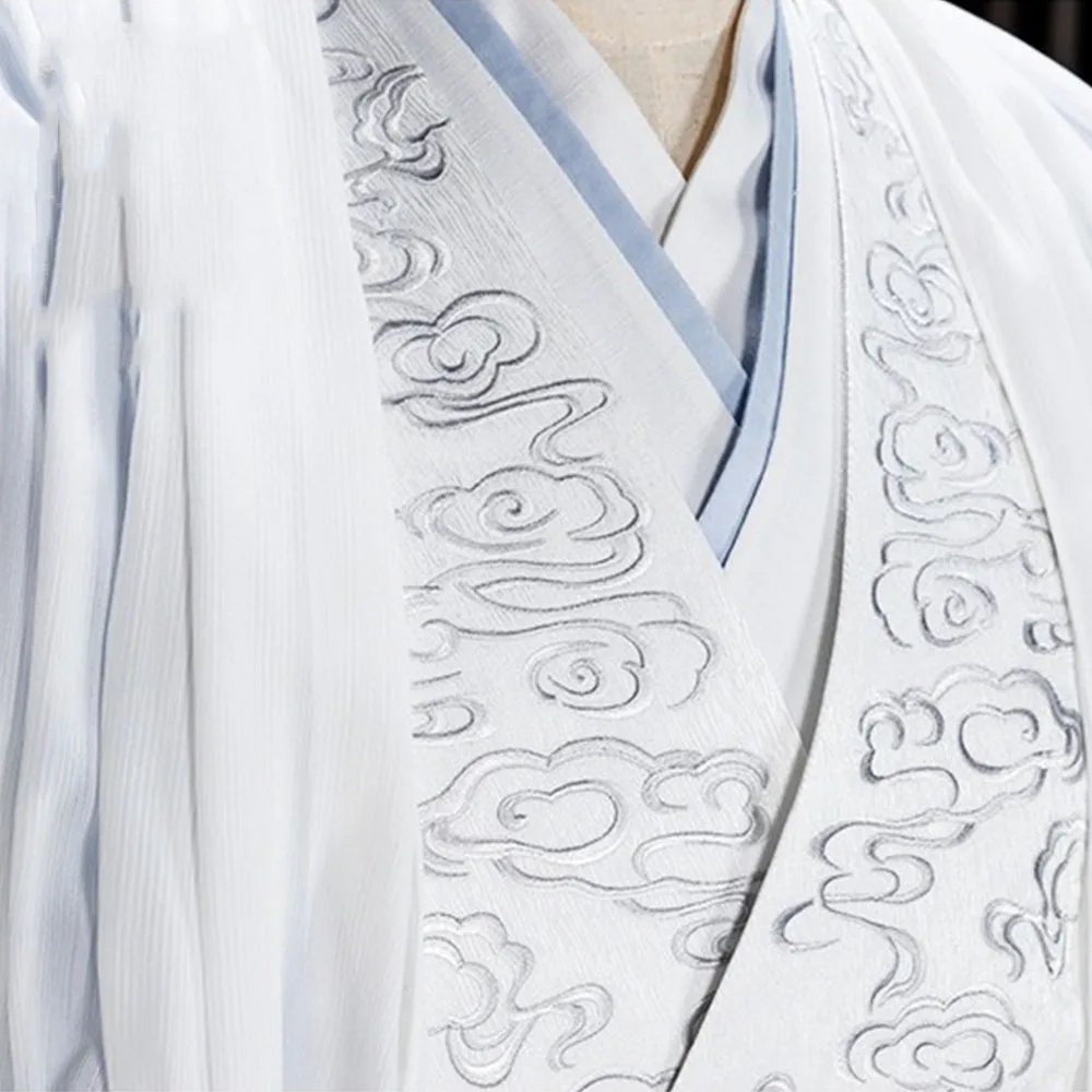 Изысканный вышитый костюм унисекс для косплея Mo Dao Zu Shi Lan Wangji, Косплей Аниме Grandmaster Of Demonic Cultivation, одежда
