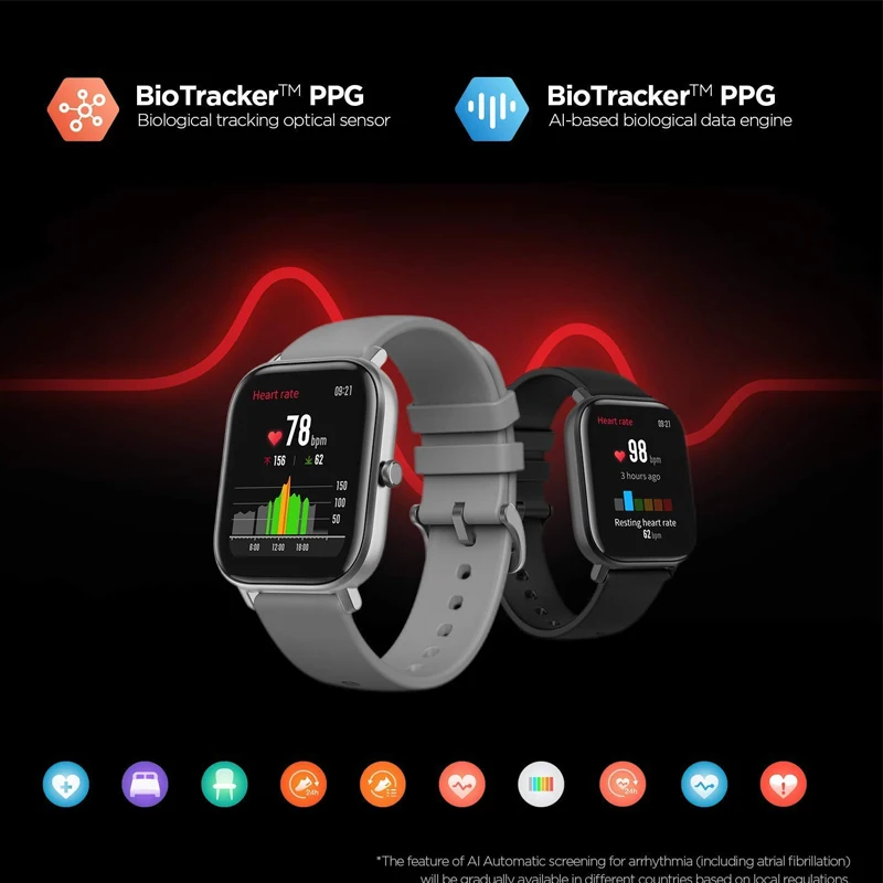 Бесплатно TWS глобальная версия Amazfit GTS Смарт-часы 1,65 дюймов AMOLED 341 ppi Suqare экран 5 АТМ 14 дней батарея gps управление музыкой