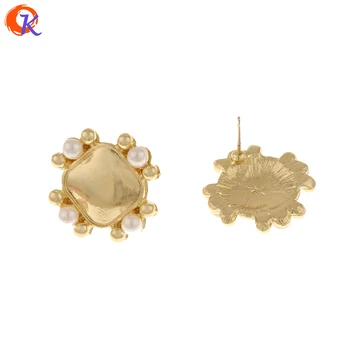 

Cordial Design 50Pcs 20*20MM Earrings Stud/Jewelry Accessories/Imitation Pearl/Earring Findings/Hand Made/DIY Jewelry Making