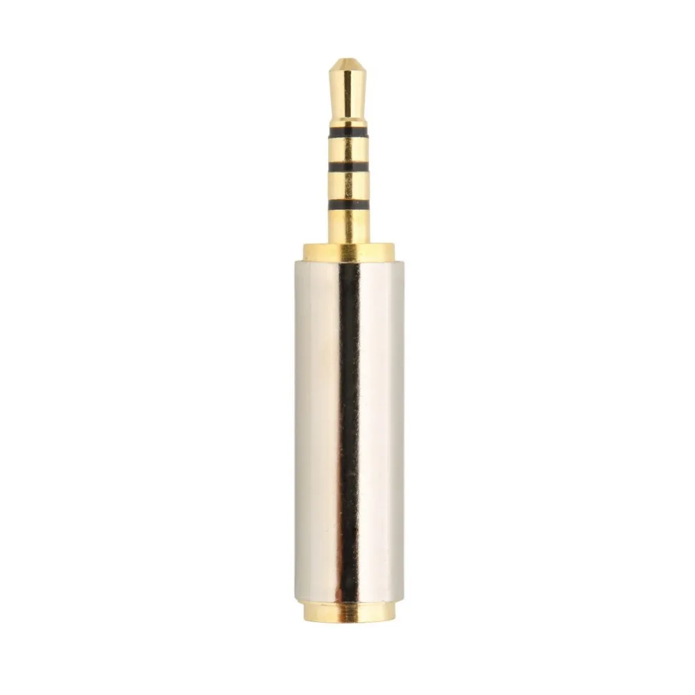 

New 1PC Gold 2.5mm Male to 3.5mm Female Stereo Audio Headphone Jack Adapter Converter Gold Plated Audio Adapter Dropshipping