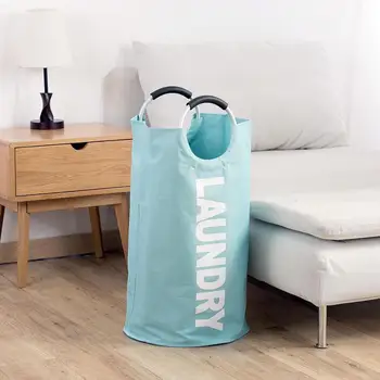 

2020Hot Large Oxford Laundry Basket Foldable Bag Clothes Organizer Laundry Bag Kids Toy Storage Bag Bucket Laundry Hamper Bin
