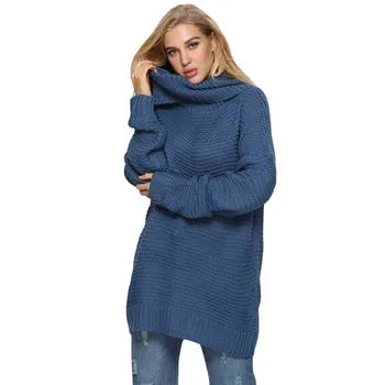 

Women's turtleneck водолазка женская Pullover кардиган loose Long Sleeve Tops Comfortable Solid Sweater free shipping #3