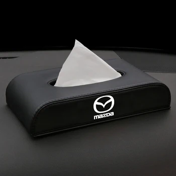 

1 Pcs Car Tissue Box Set Tissue Box Holder Interior Decoration Box for Mazdas 5 6 323 626 RX8 7 MX3 MX5 Atenza Axela Accessories