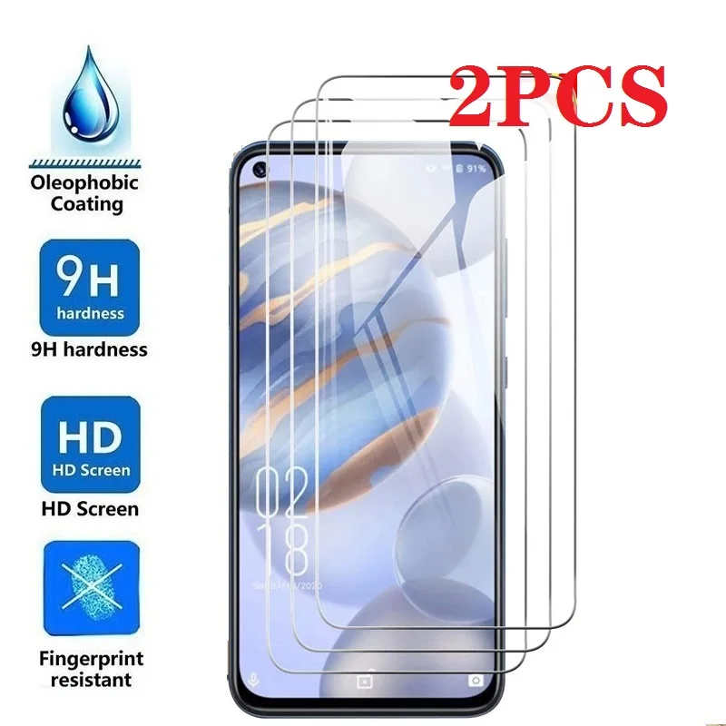 2PCS FOR Oukitel C21 Tempered Glass Protective FOR Oukitel C21 6.4" Screen Protector Glass Film phone Cover afbeelding