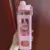 Kawaii Bear Pastel Water Bottle With 3D Sticker 700ml/900ml Plastic Travel Tea Juice Milk Portable Cute Shaker Drink Bottle Gift 12