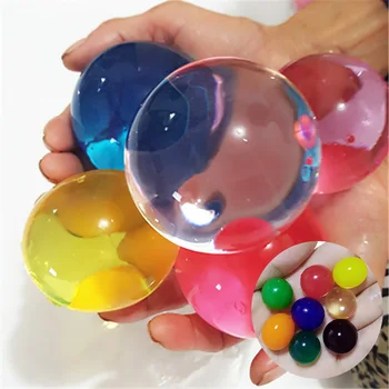 9/55pcs/lot Very large Crystal Soil Mud Hydrogel Gel Kids Children Toy Water Beads Growing Up Water Balls Wedding Home Decor