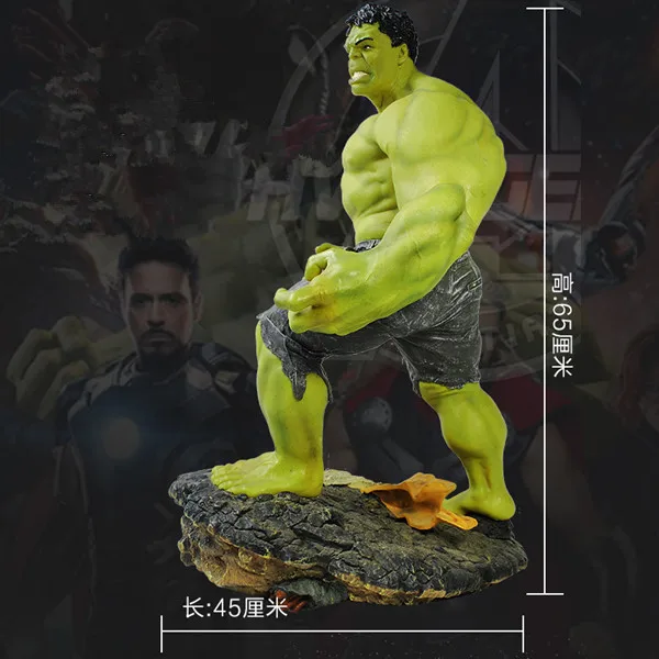 Супер Гигантский Размер MARVEL Халк Зеленый гигантский Рисунок Статуя 2" 1/4 масштаб
