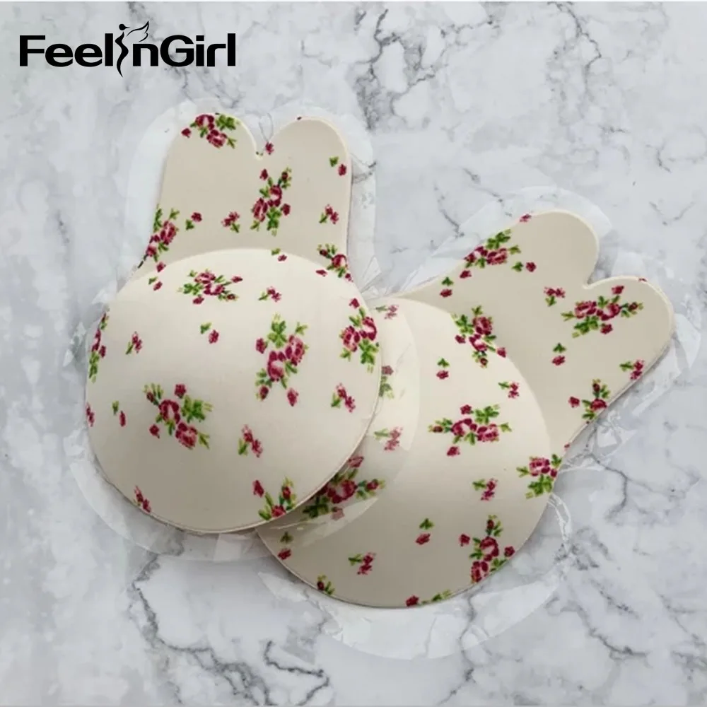 Invisible Bras FeelinGirl Невидимые бюстгальтеры для женщин с эффектом пуш-ап без бретелек, самоклеющиеся Силиконовые бюстгальтеры - Цвет: Invisible Bras