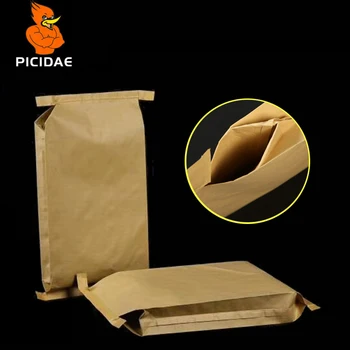 

Paper-plastic Composite Woven Kraft Snakeskin Express Bag Packing Food Chemical Industry Cat Dog Feed Powder Grain Mortar Cement