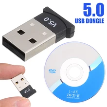 Мини USB bluetooth адаптер ключ для компьютера ПК ноутбук Aux аудио bluetooth 5,0 музыкальный приемник с динамиком передатчик