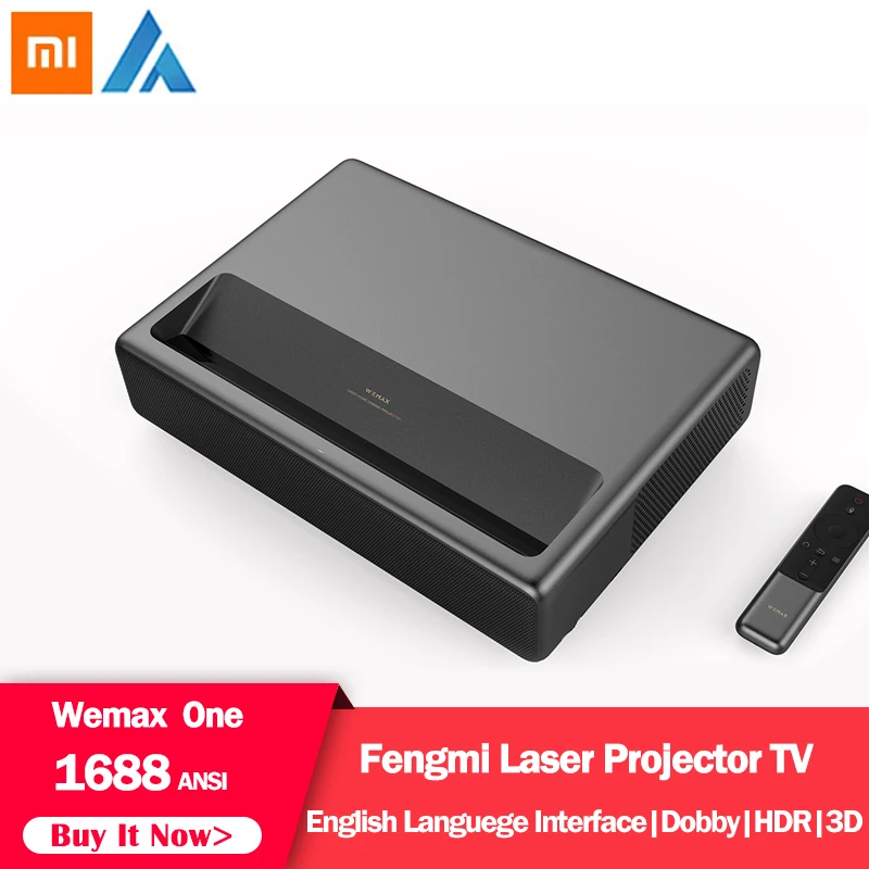 Оригинальный лазерный проектор Xiaomi Wemax One ТВ 150 дюймов 2 4G/2 5G Wi Fi Bluetooth подключение