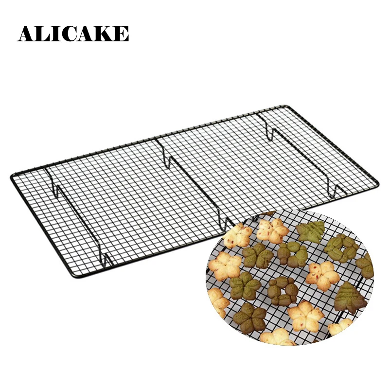 

Chiffon Cake Bread Cooling Stand Cookie Biscuit Dessert Stands Black Non-stick Carbon Steel Baking Cooling Stands Bakery Tools
