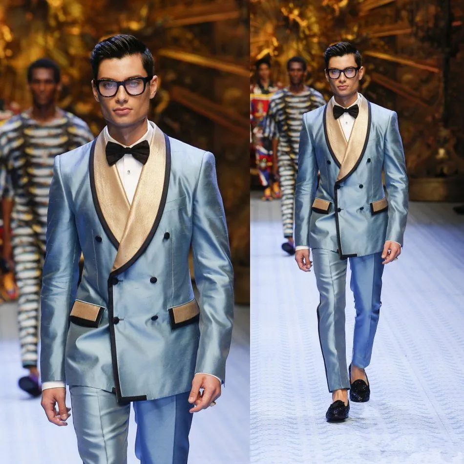 

Men's One Button Suit Printing Pattern Men's Groom Best Man Dress Slim Fit suit Jacket Pants Latest Custom Design Blazer