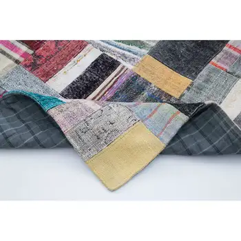 

200x304 Cm Multicolor Handmade Rugs Patchwork Rug-7x10 Ft
