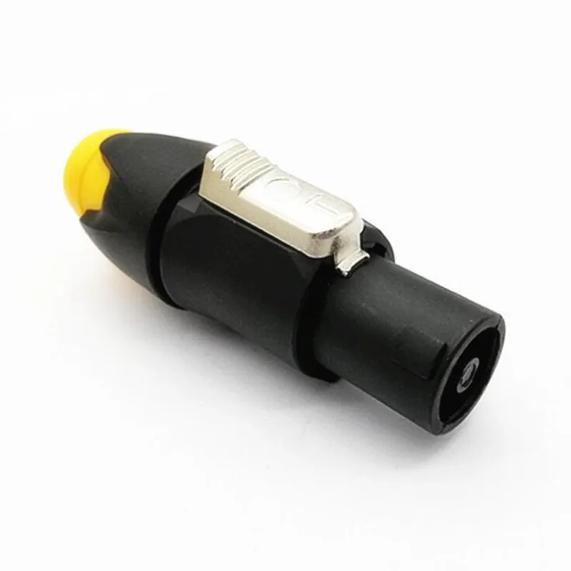 

Speaker Connector 4 Pin SpeakON Plug Male Terminal No Welding Nickel-Plate NL4 1PC For Loudspeaker Professional Audio Cable