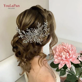 

TOPQUEEN HP287 Silver Crystal Bridal Headband Rhinestone Wedding Hair Accessories Bridal Headpieces Wedding Tiaras Hair Jewelry
