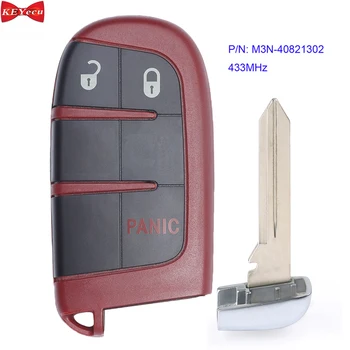 

KEYECU for Dodge Durango 2012 2013 2014 2015 2016 2017 2018 Remote Key Fob 3 Button 433MHz M3N-40821302