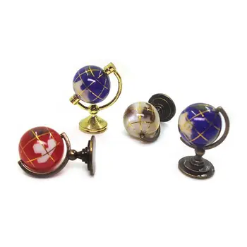 

1:12 Vintage Dollhouse Miniature World Globe Furniture Bedroom Living Room Decor