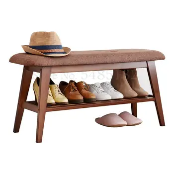 

Shoe change stool simple storage stool home shoe cabinet low stool creative storage sofa stool small shoes shelf door