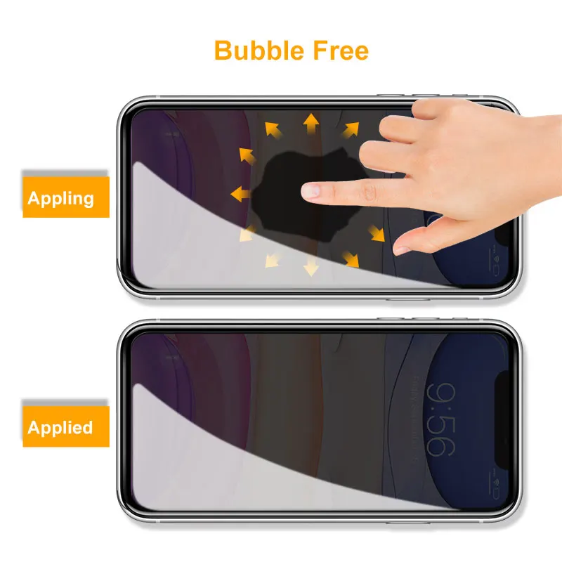 Закаленное стекло SmartDrvil для iPhone X Антибликовая 3D пленка 6 7 8 закаленное