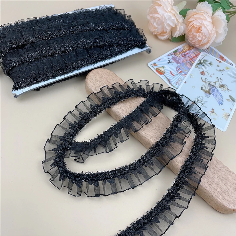 Lace Ribbon For Crafts DIY Wedding Dress Bag Hat Headwear Skirt Clothes Sewing Accessories