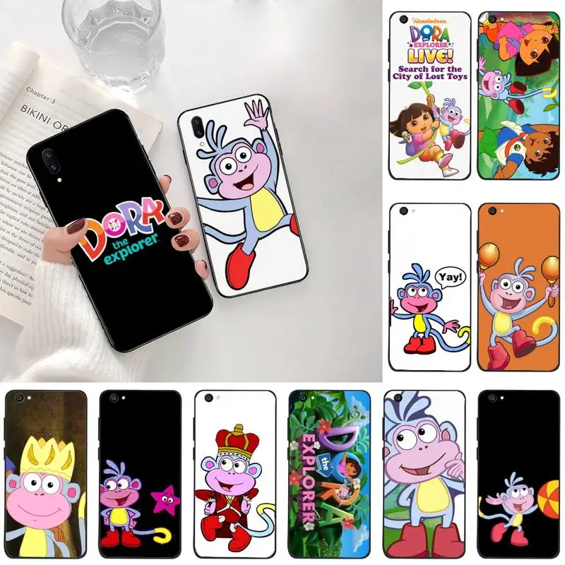 CUTEWANAN DORA THE EXPLORER чехол для телефона Vivo Y91c Y17 Y51 Y67 Y55 Y93 Y81S Y19 V17 vivo s5 | Мобильные