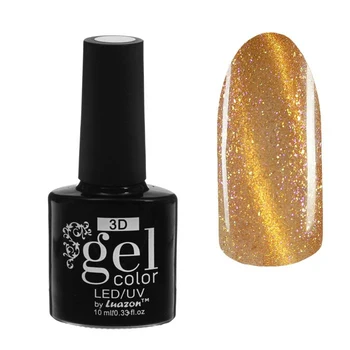 

3D nail gel polish, three-phase LED / UV, magnet-like, 10ml, color 35-088 gold