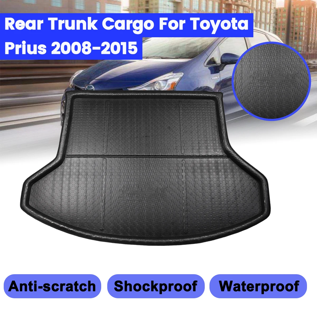 Напольные защитные коврики для Toyota Prius 2008 2012 коврик водонепроницаемая Подушка