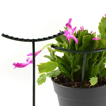 

2 set ! Plastic flower support DIY Climbing Rack for Roses Plant Frame Stand stakes Pot Bracket shelf Gardening Tools rack